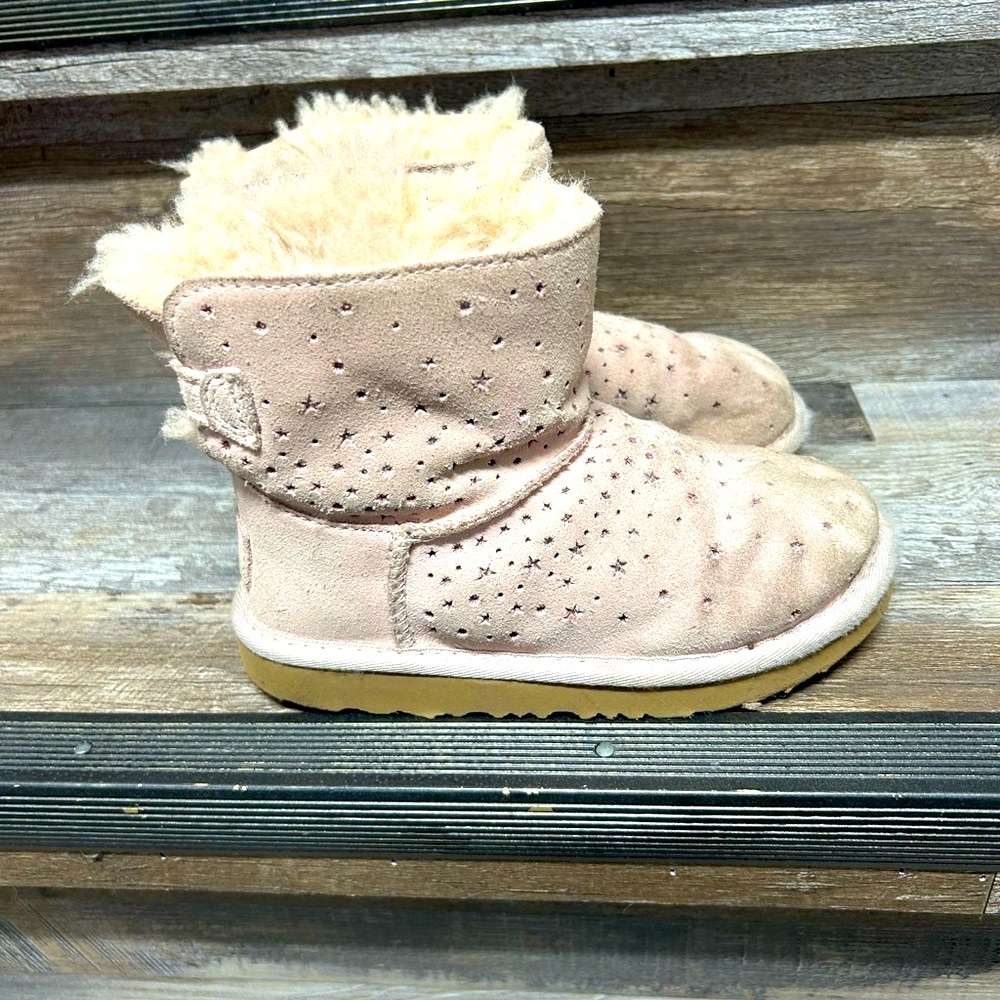 Starry Pink Toddler Boots